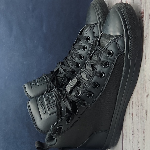 Converse Chuck Taylor High Street Triple Black Sneakers Size Men's 9 - Picture 7 of 12